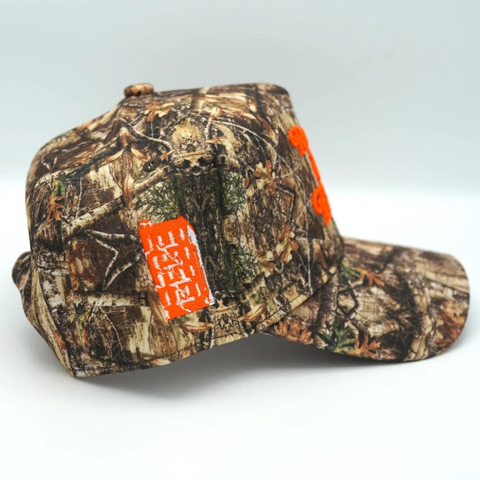 Rooted in The Bronx Snapback All Camo Orange by Bronx Native