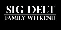 Sigma Delta Tau Family Weekend Hat
