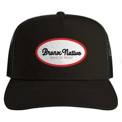 Since 2017' Black Mesh Stock Contrast Trucker