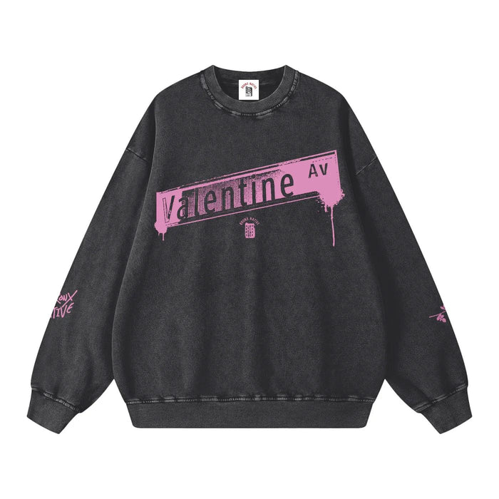 Snow Washed Oversized Sweatshirt