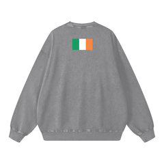 Snow Washed Oversized Sweatshirt by Bronx Native for New York summer