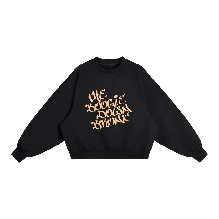 The Boogie Down Bronx Essential Heavyweight Dolman Sleeve Boxy Sweatshirt