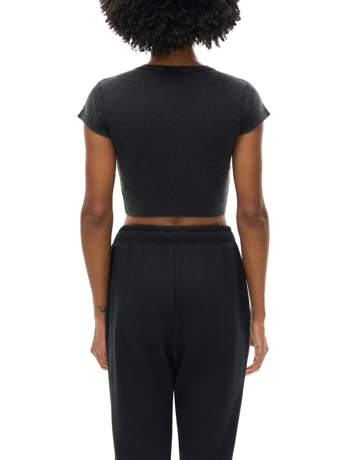 The BR💜NX Be Kind Women's Snow Washed Crop Top