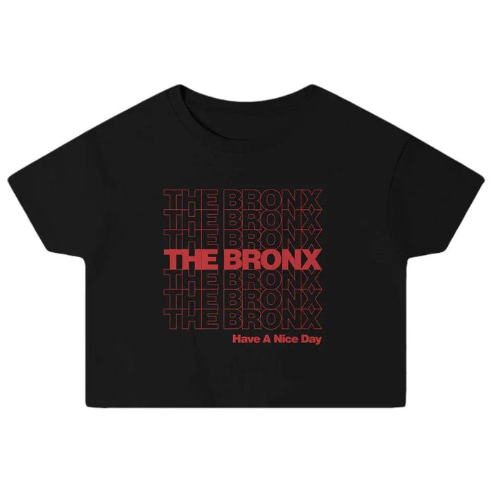 The Bronx Have a Nice Day Crop Top