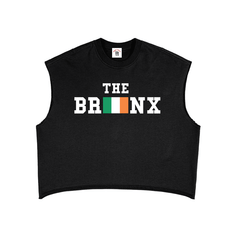 The Bronx Ireland Flag St. Patty's Exclusive French Terry Boxy Tank Top by Bronx Native for New York summer