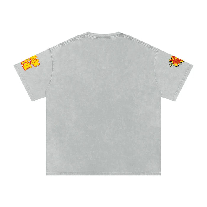 The Bronx New York Snow Washed Oversized Cotton T-Shirt
