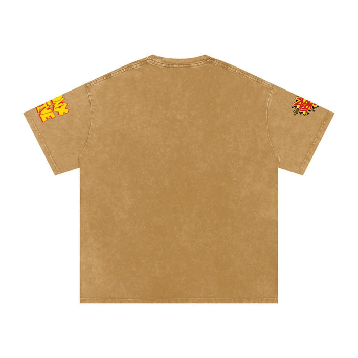 The Bronx New York Snow Washed Oversized Cotton T-Shirt