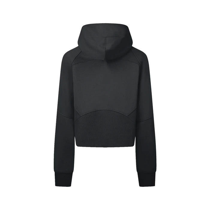The Bronx New York Womens Cropped Zip-Through Hoodie