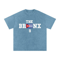 The Bronx Snow Washed Oversized Cotton T-Shirt