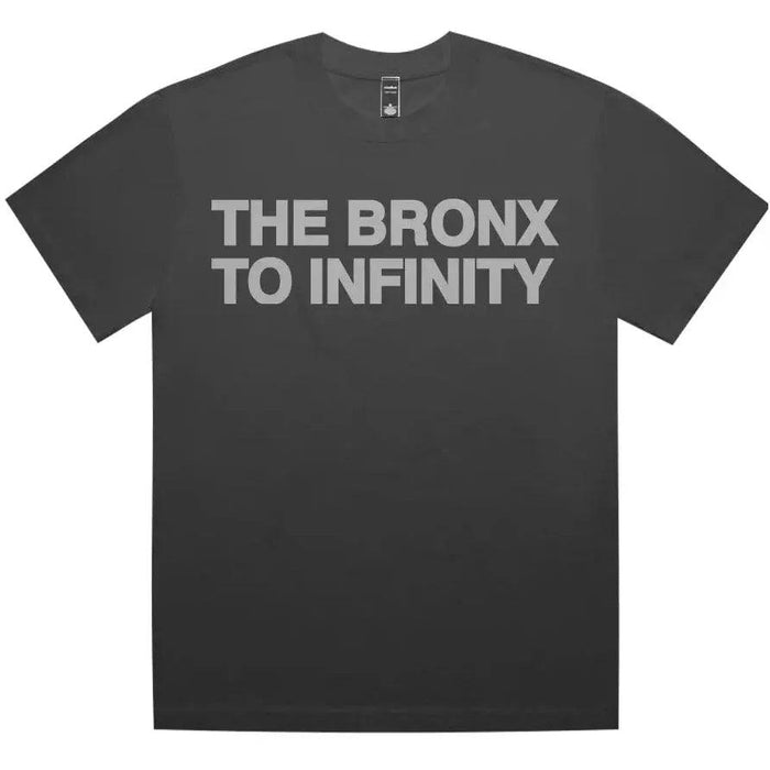 The Bronx to Infinity Heavy Faded Minus Tee Black