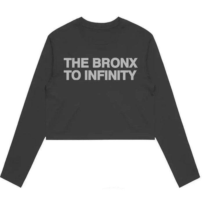 The Bronx to Infinity Women's Crop L/S Tee