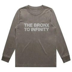 The Bronx to Infinity Womens Heavy Faded LS Tee