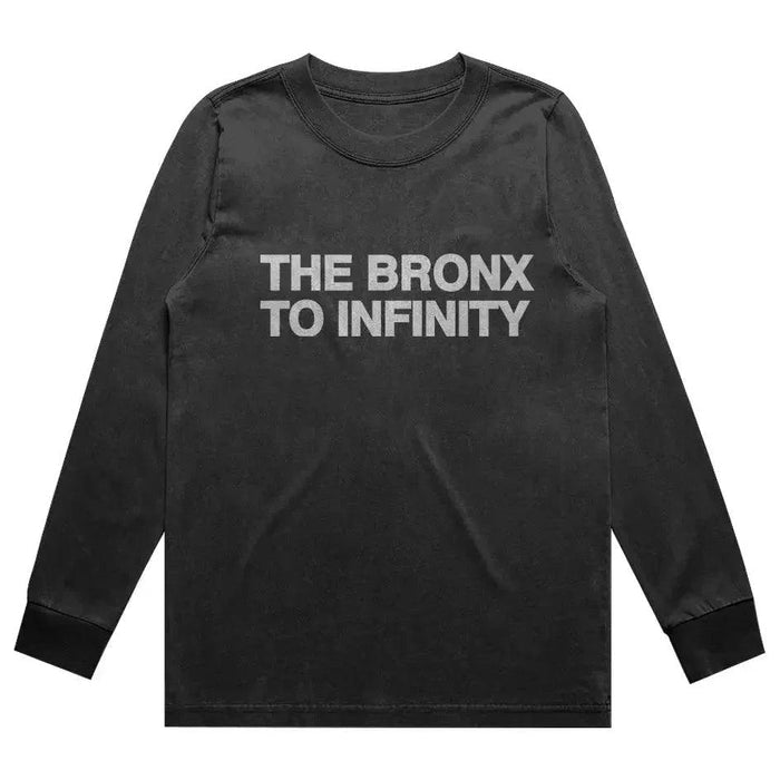 The Bronx to Infinity Womens Heavy Faded LS Tee