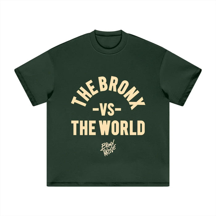 The Bronx vs The World Heavyweight Earth Tone T-Shirt by Bronx Native