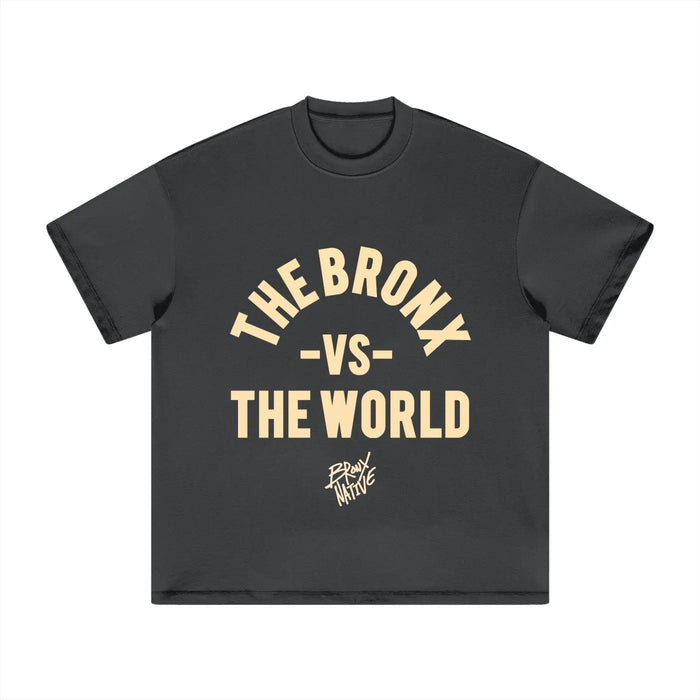 The Bronx vs The World Heavyweight Earth Tone T-Shirt by Bronx Native