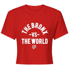 The Bronx vs The World Womens Ideal Crop Top