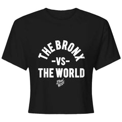 The Bronx vs The World Womens Ideal Crop Top