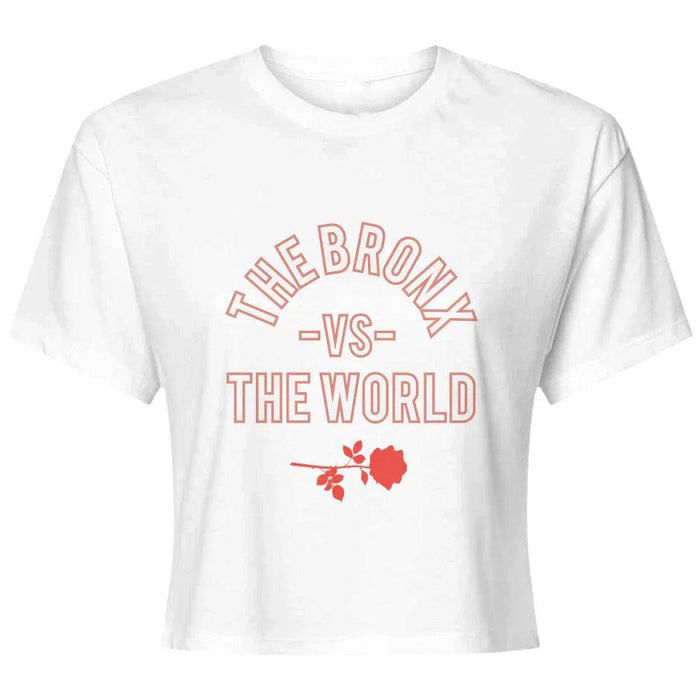 The Bronx vs The World Womens Ideal Crop Top
