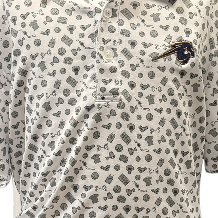 Toddler Basketball Print Polo