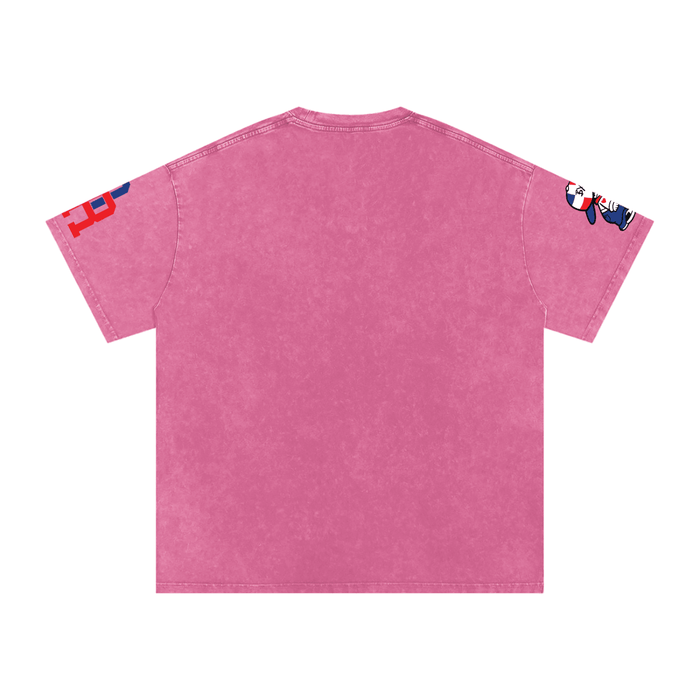 Uptown Dominican Snow Washed Oversized Tee