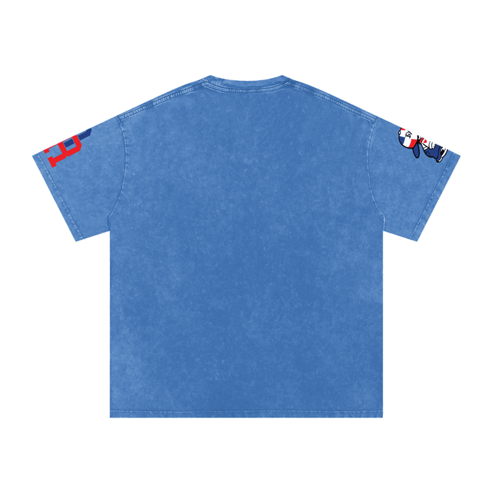 Uptown Dominican Snow Washed Oversized Tee