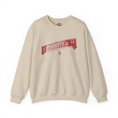 Valentine Ave Crewneck Sweatshirt — retro Bronx street sign crewneck sweatshirt — image 2