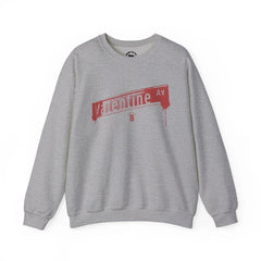Valentine Ave Crewneck Sweatshirt — retro Bronx street sign crewneck sweatshirt — image 3