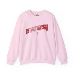 Valentine Ave Crewneck Sweatshirt — retro Bronx street sign crewneck sweatshirt — image 4