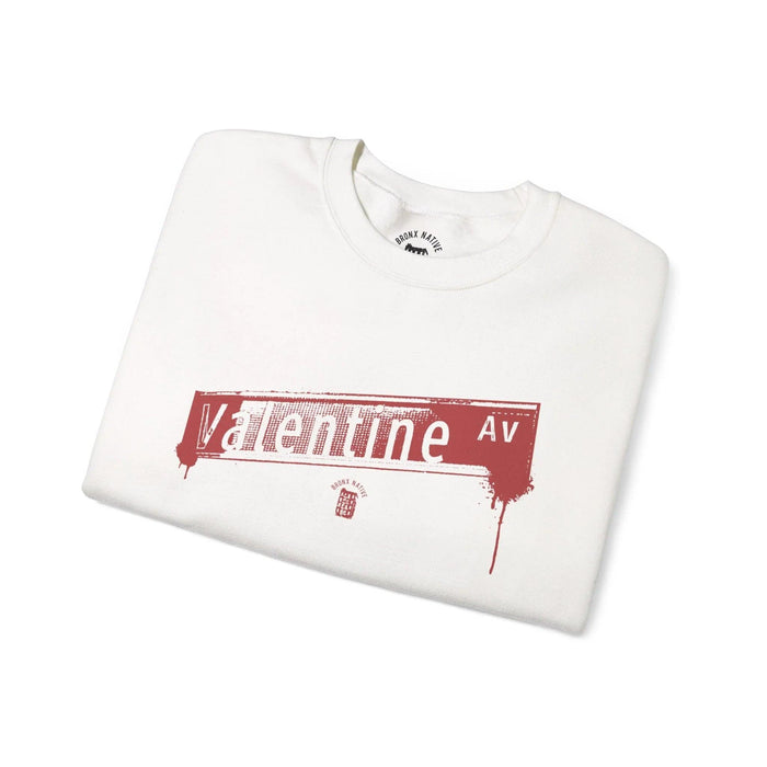 Valentine Ave Crewneck Sweatshirt — retro Bronx street sign crewneck sweatshirt — image 6