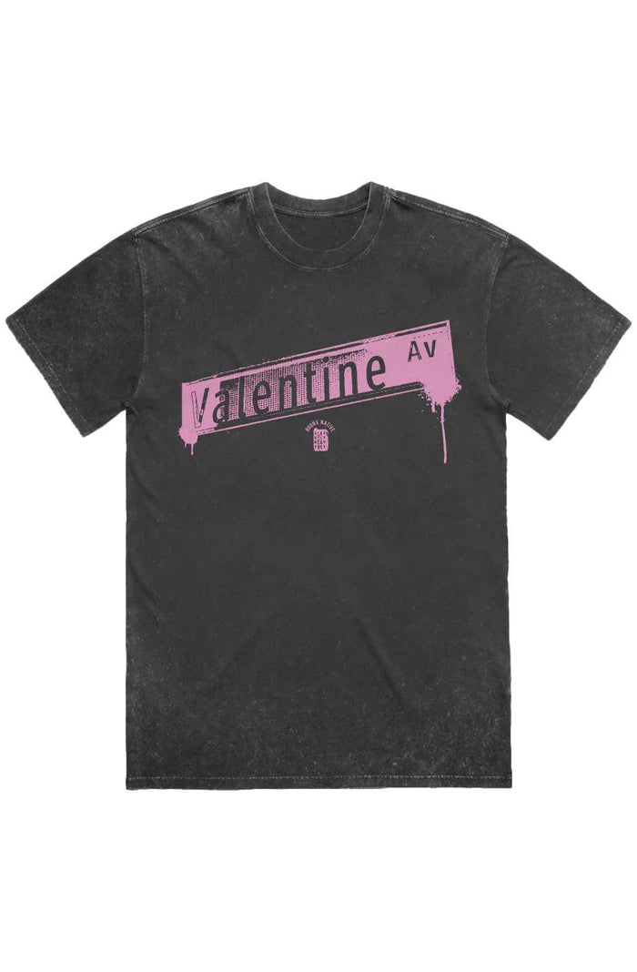 Valentine Ave Stone Wash Heavy Tee