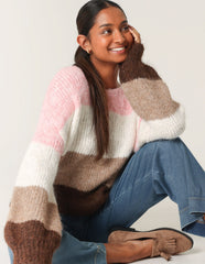Multi Stripe Knit Jumper