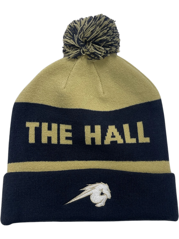 Youth Beanie, Navy/Vegas Gold, THE HALL