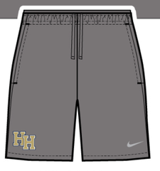 Youth Dri-FIT shorts, grey, stacked Hs
